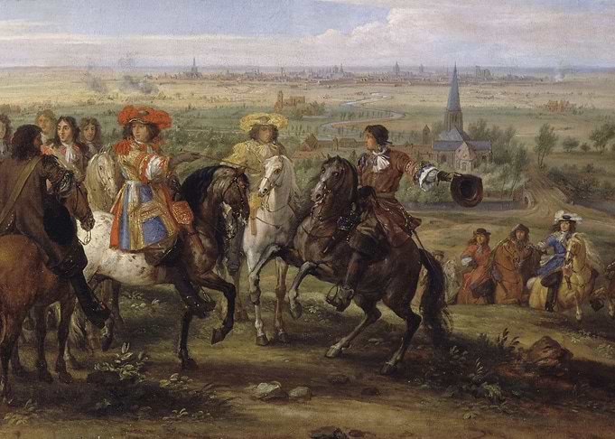 Louis XIV at the siege of
