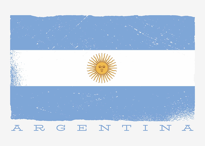 Distressed Argentina Flag