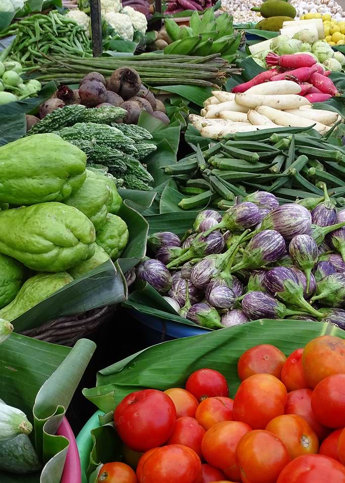 Fresh vegetables in India