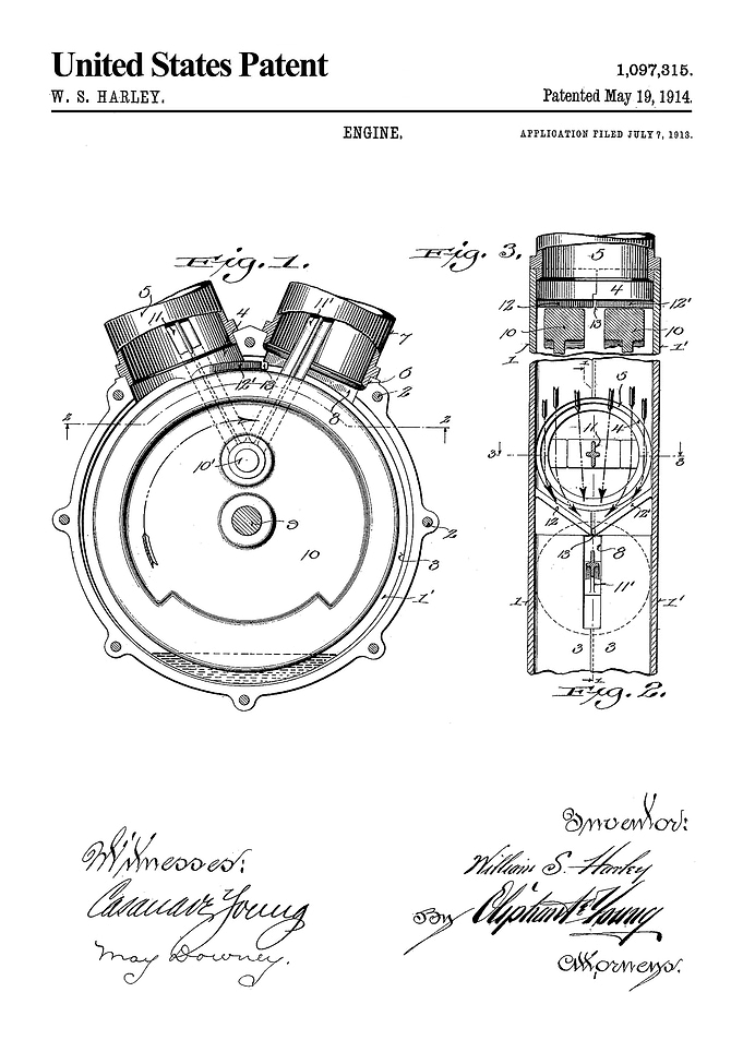 1914 engine patent