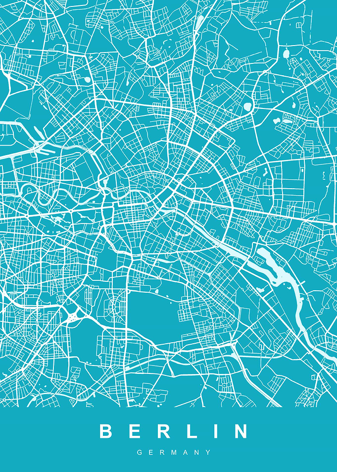 Map Berlin Germany