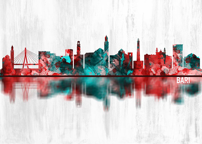 Bari Italy Skyline
