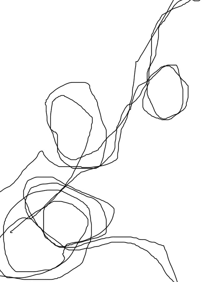 scribble abstract pen