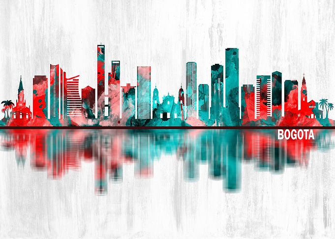 Bogota Colombia Skyline