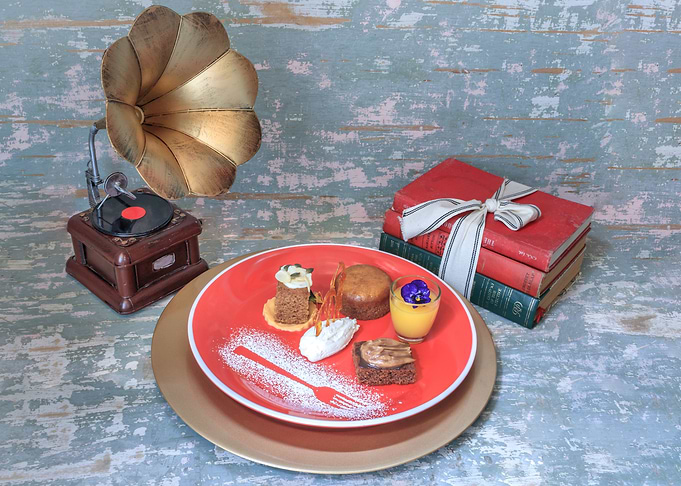 Various sweet desserts
