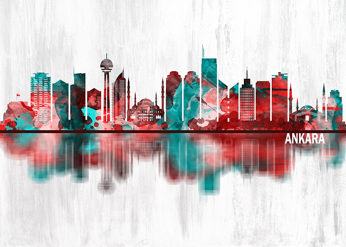 Ankara Turkey Skyline