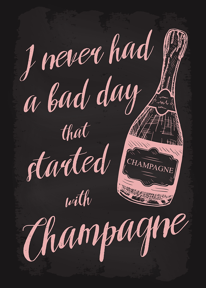 Day started with Champagne
