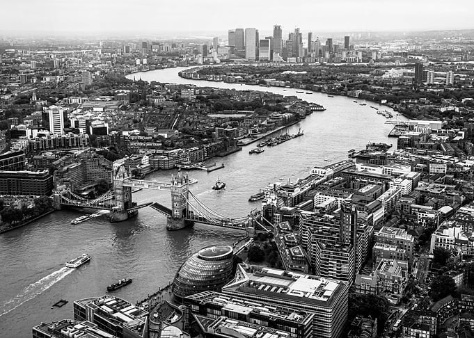 Tower Bridge Aerial View