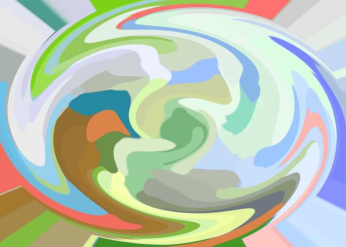 Moon Abstract