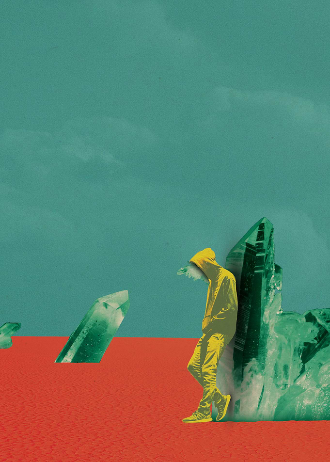 Crystal desert