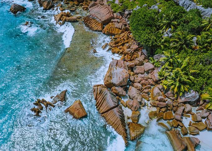 Aerial Drone Photo Of Ston