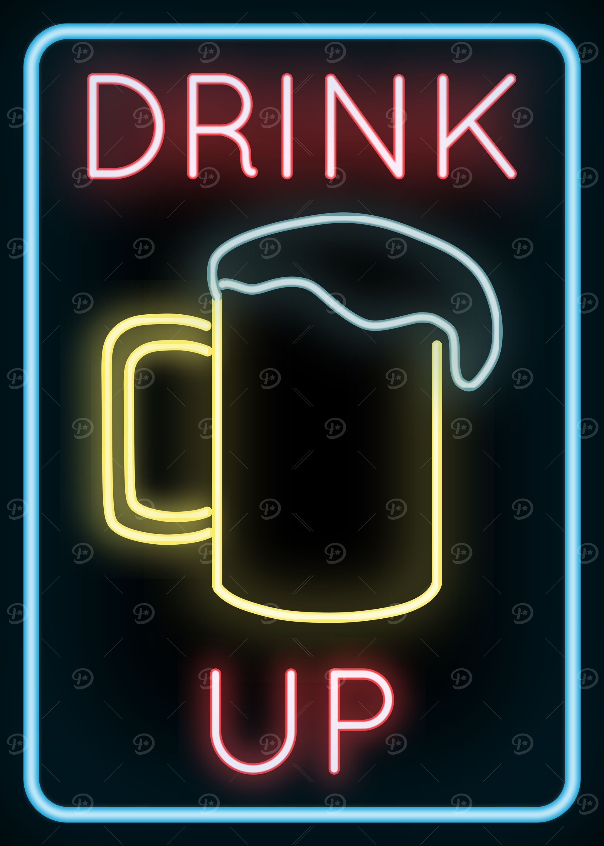 Drink Up Neon Sign