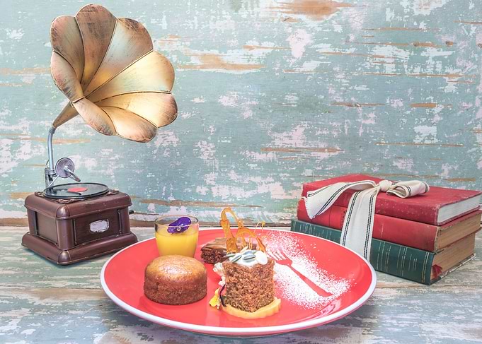 Various sweet desserts