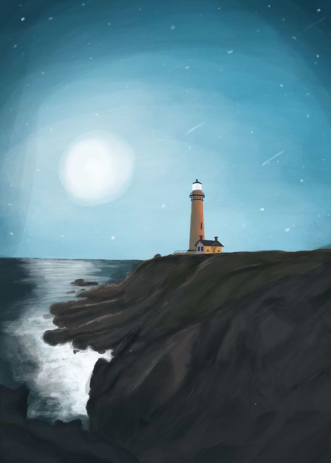 Lighthouse at the Sea