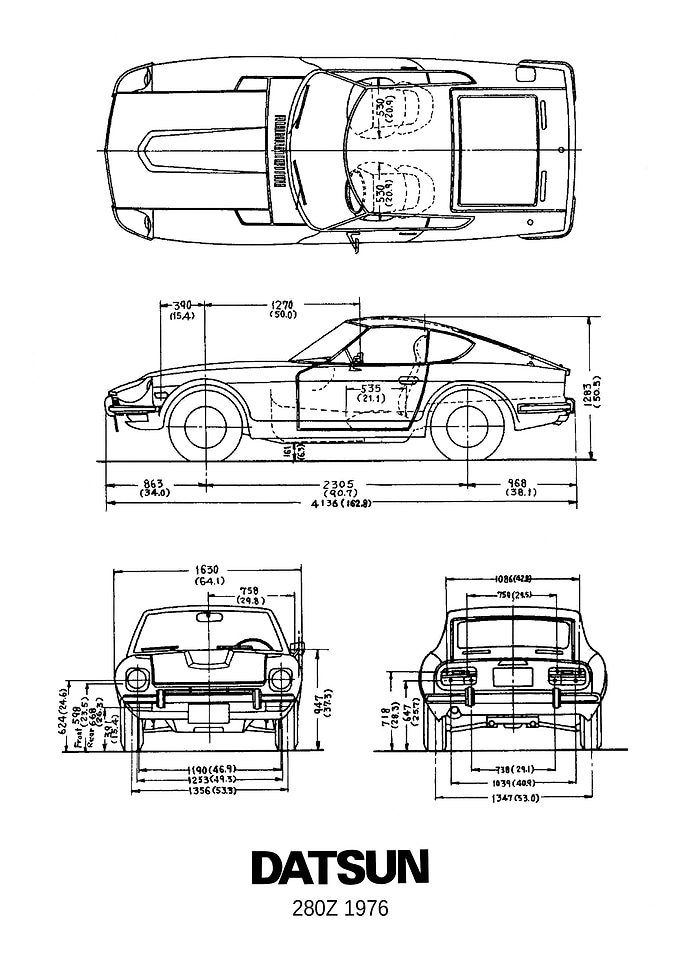 BNW Datsun 280Z 1976
