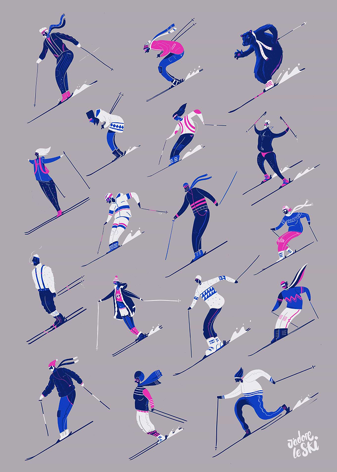 J adore le ski