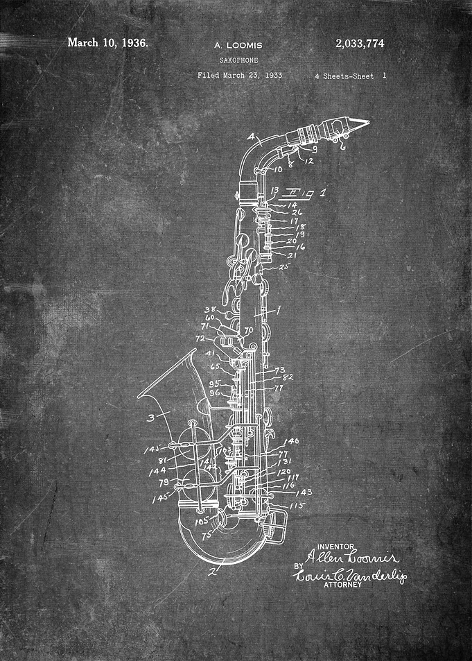 Saxophone Patent