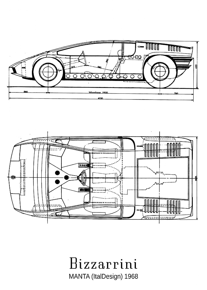 BNW Bizzarrini Manta Ital