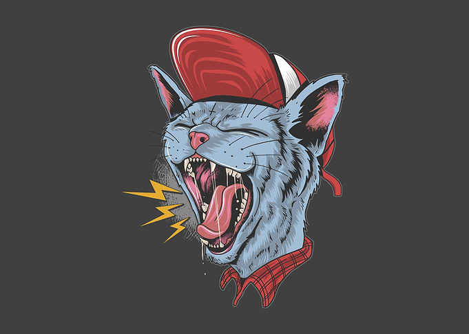 Cat rock and roll