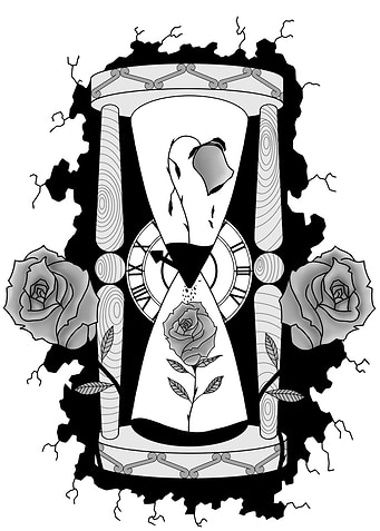 SABLIER DE ROSE