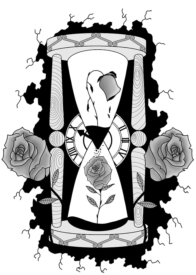 SABLIER DE ROSE