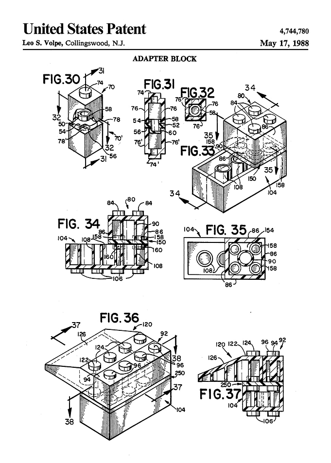 1988 Adapter block patent
