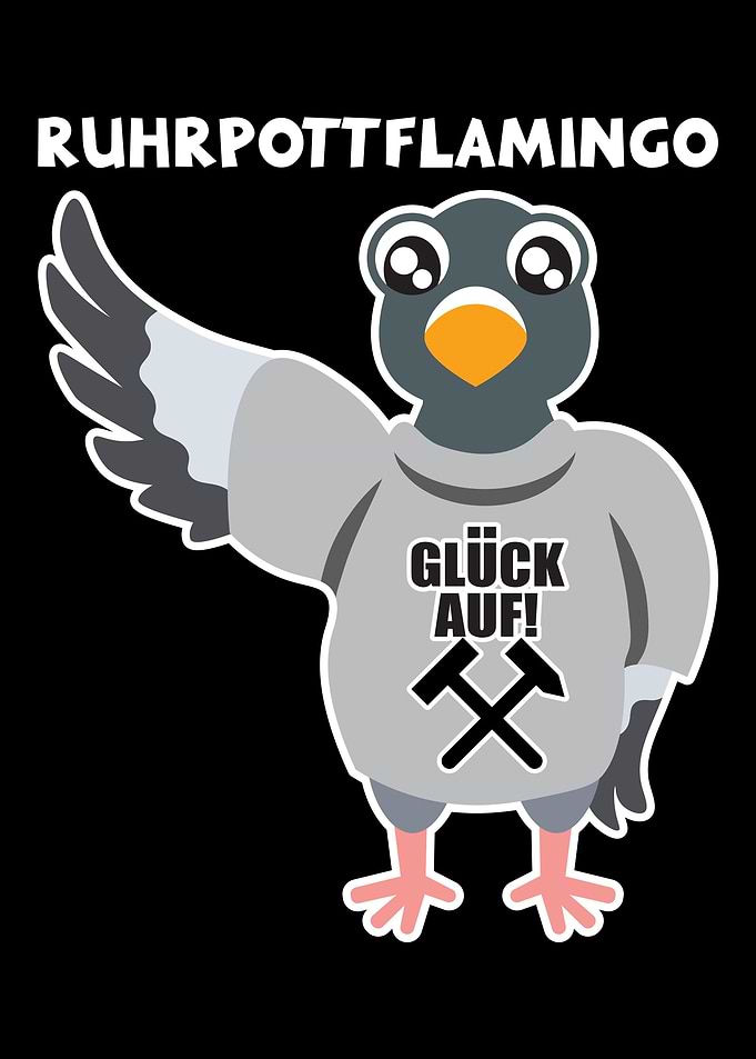 Ruhr Flamingo Wading Bird