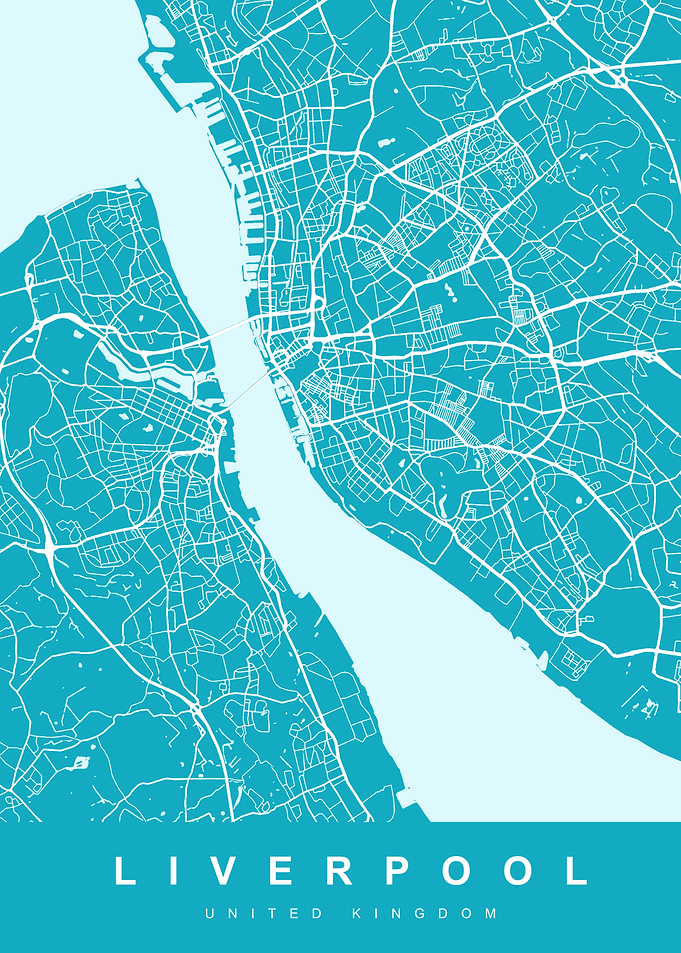Map Liverpool UK