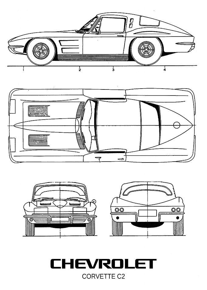 BNW Chevrolet Corvette C2