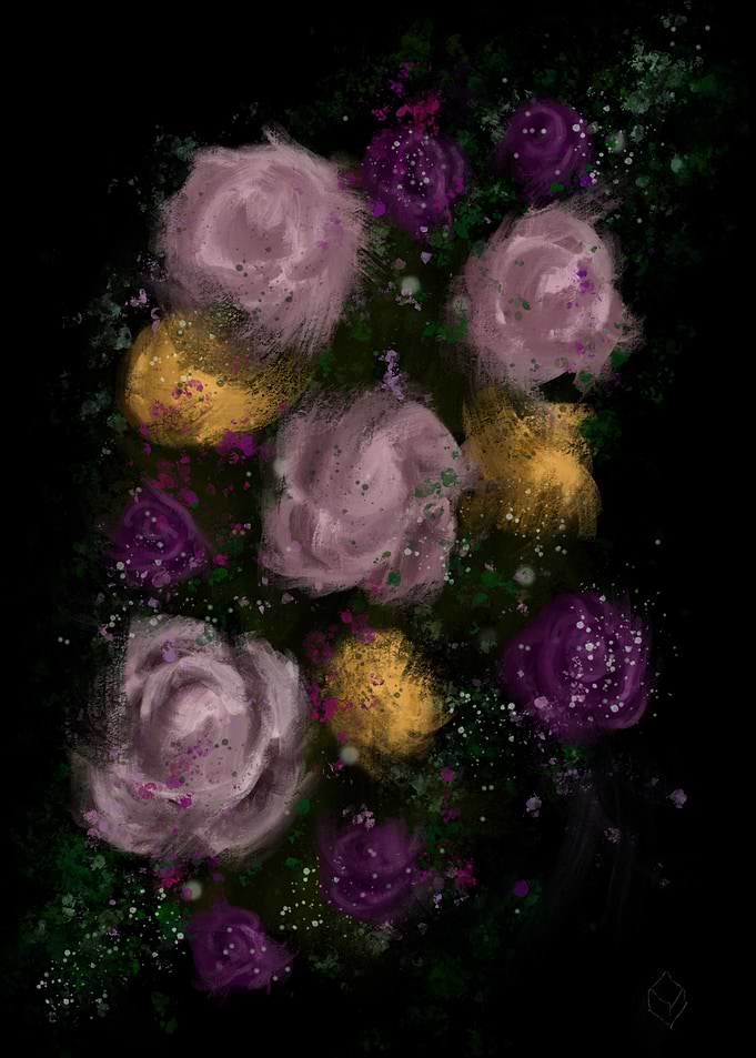 Dark Floral