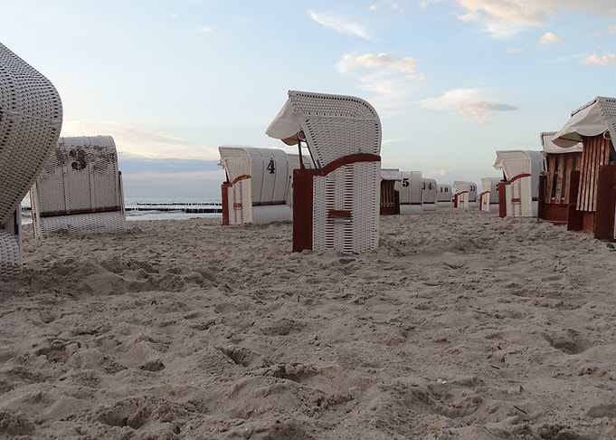 evening on the baltic sea
