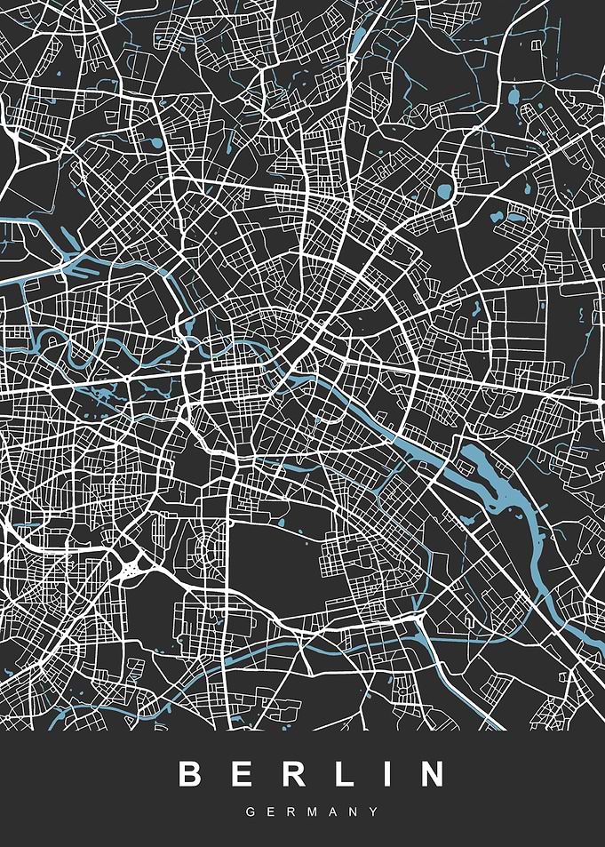 Map Berlin Germany