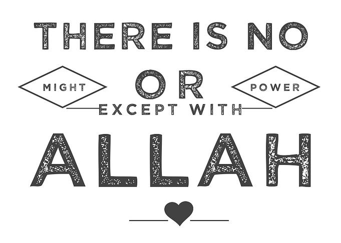 except with Allah