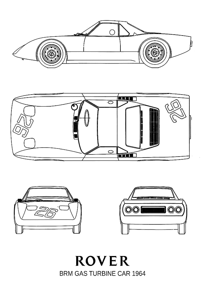 BNW BRM GAS TURBINE CAR 19