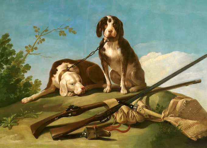 Goya Perros en tralla