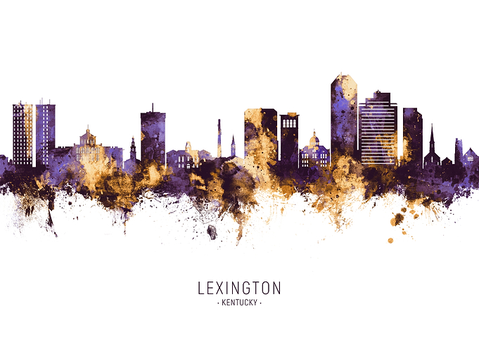 Lexington Skyline Kentucky