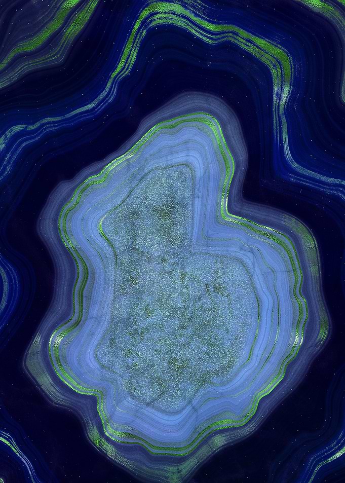 Blue Malachite Texture 06