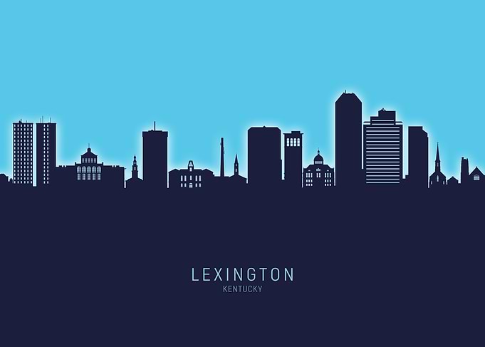 Lexington Skyline Kentucky