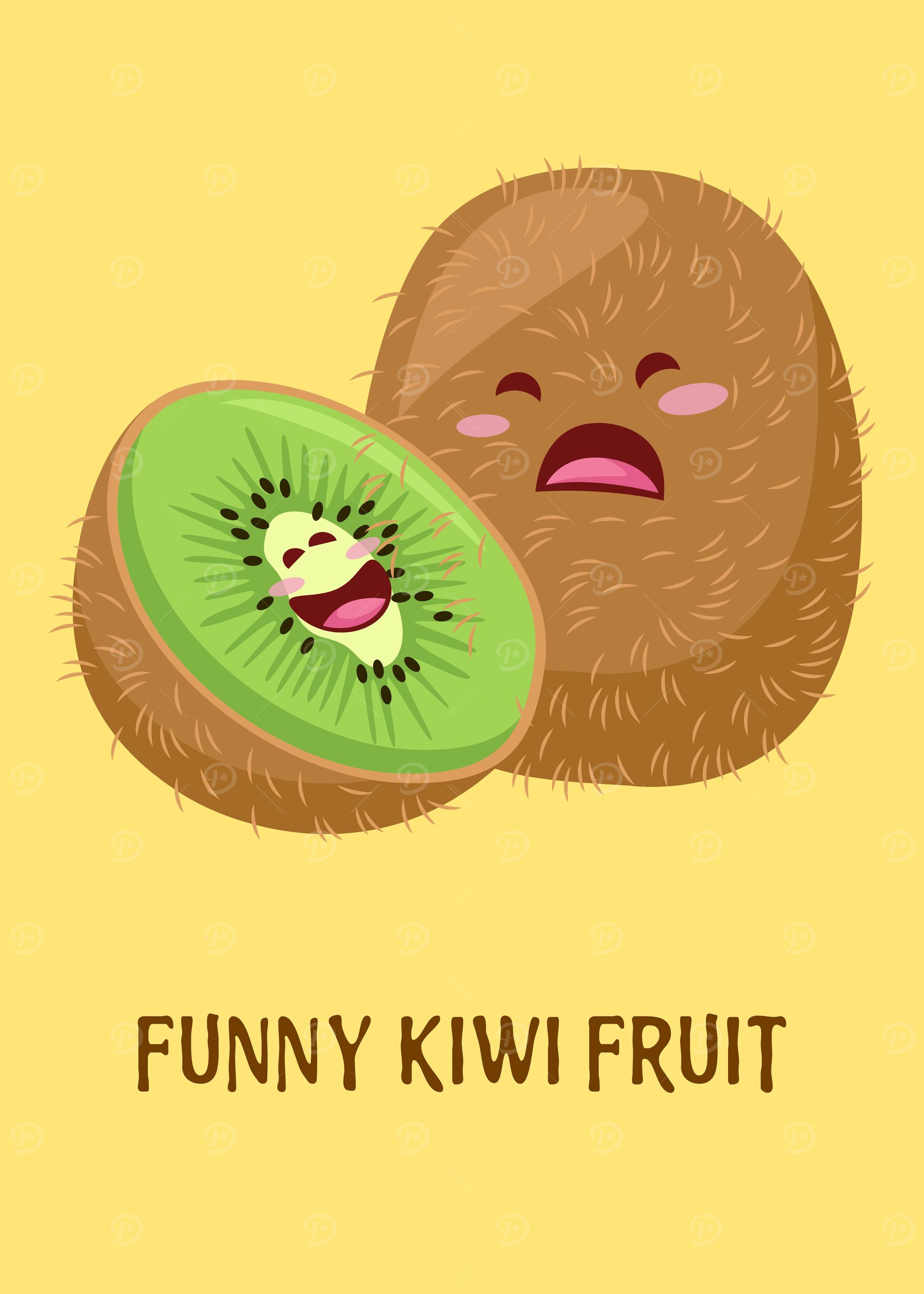 Funny Kiwi Fruit food
