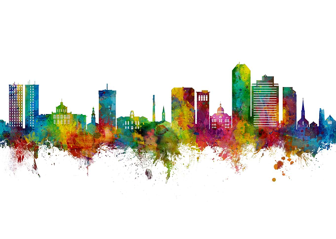 Lexington Skyline Kentucky