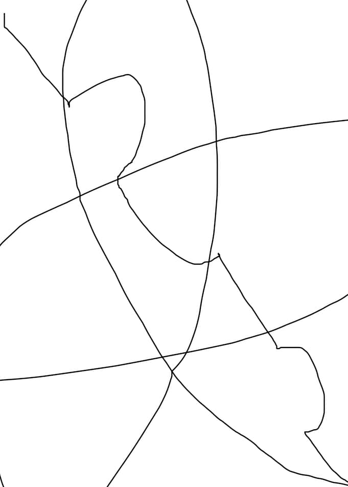 premium scribble abstract