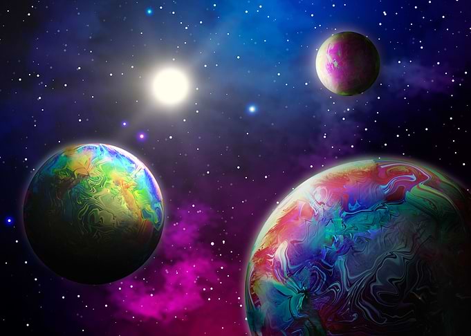 Surreal planets