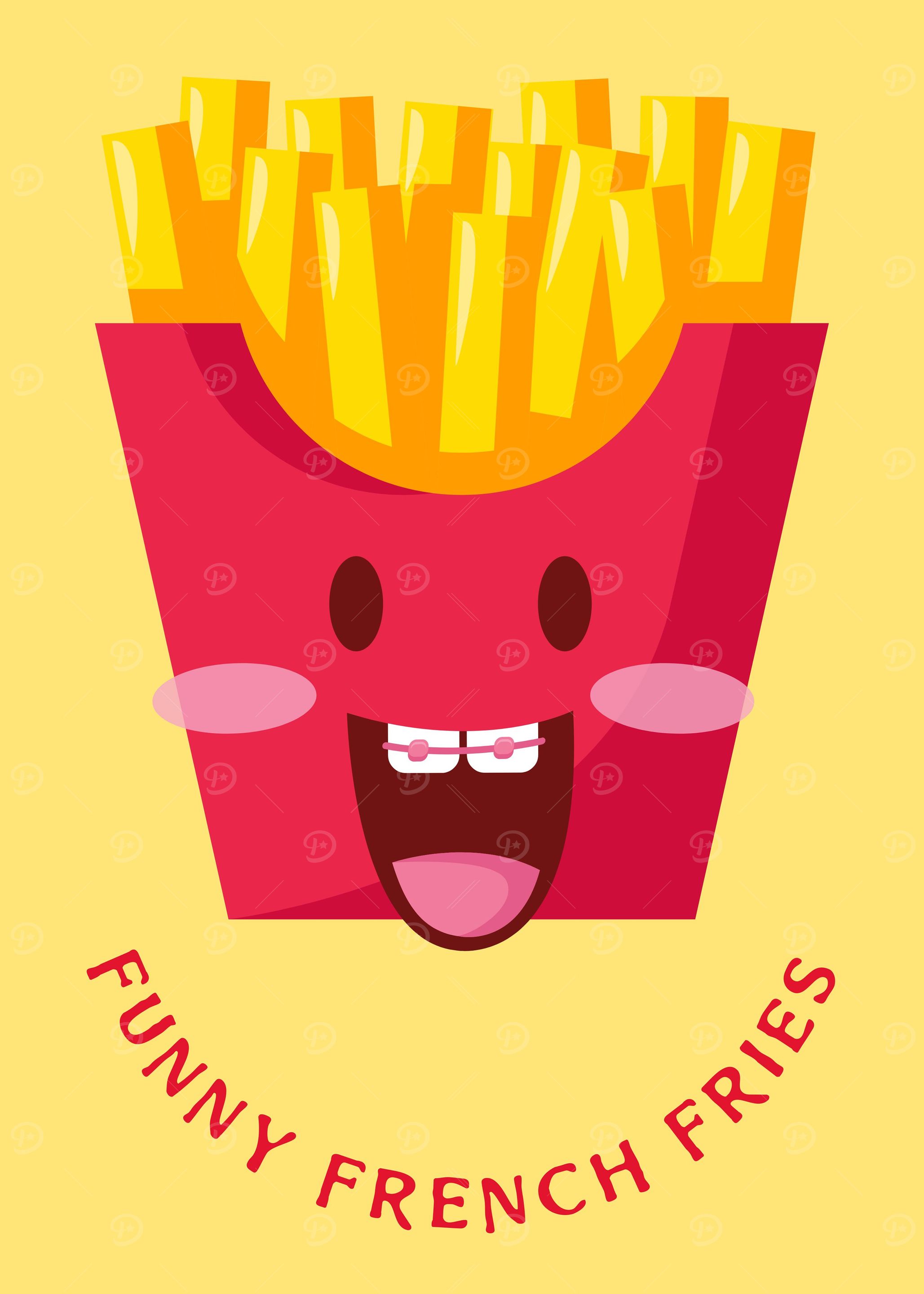 Funny French fries