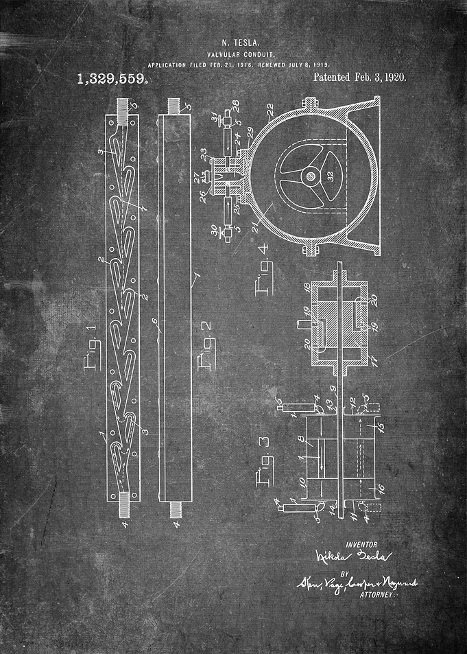 Tesla Valve Patent