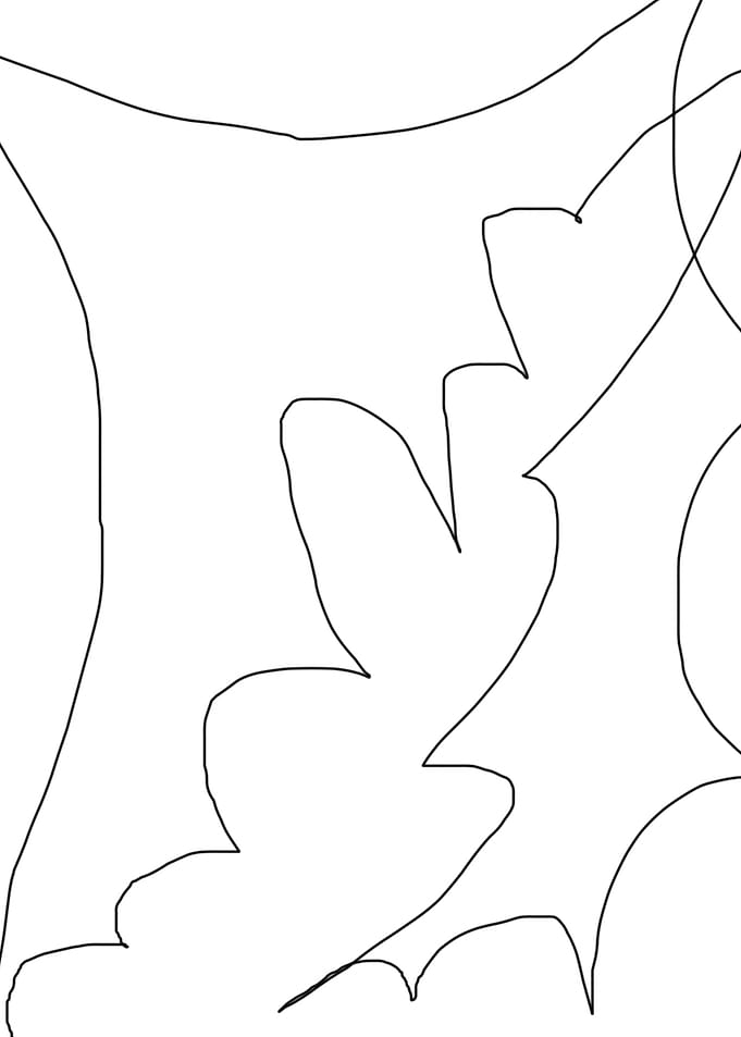 premium scribble abstract