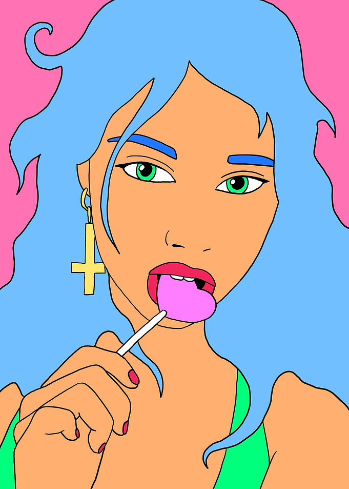 Lollipop Girl Tease