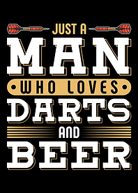 Man Loves Beer Darts