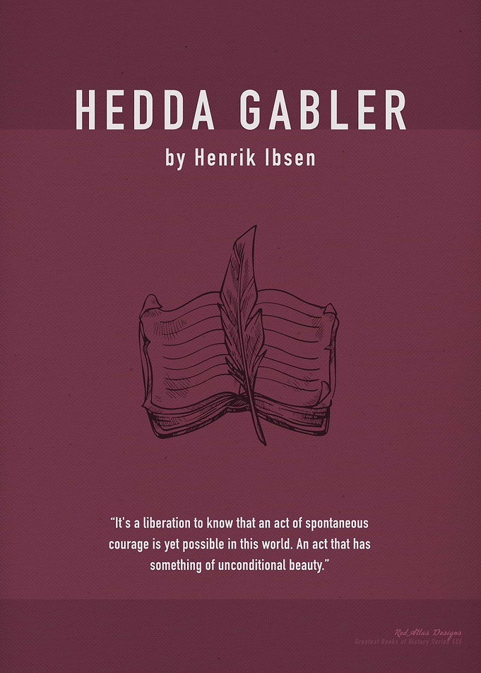 Hedda Gabler Book Art