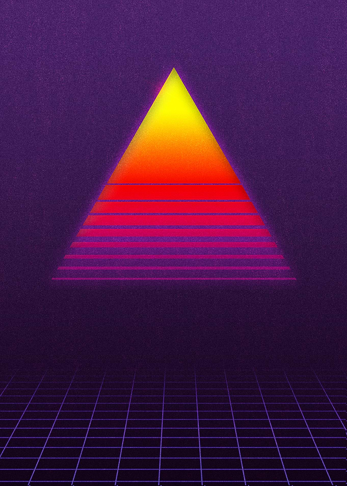 Outrun Sun Triangle