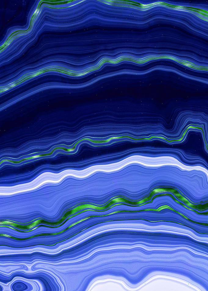 Blue Malachite Texture 03